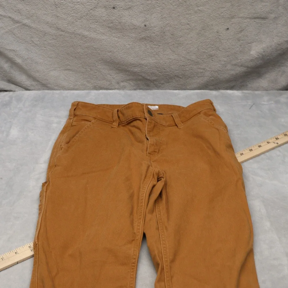 Carhartt Pants Womens 2 Short Brown Essential Ashland Relaxed Fit Workwear 29x30